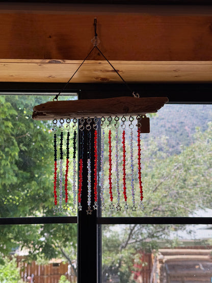 American Flag Glass Bead Suncatcher - medium - 1
