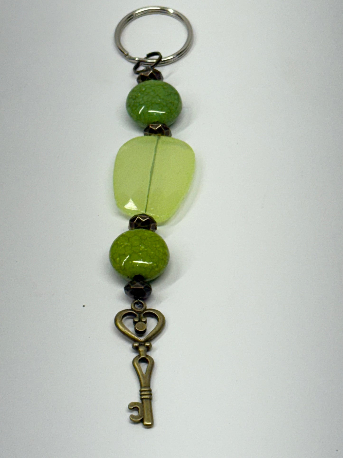 Handcrafted by the Author Beaded Keychains with charms – 8 Unique Styles