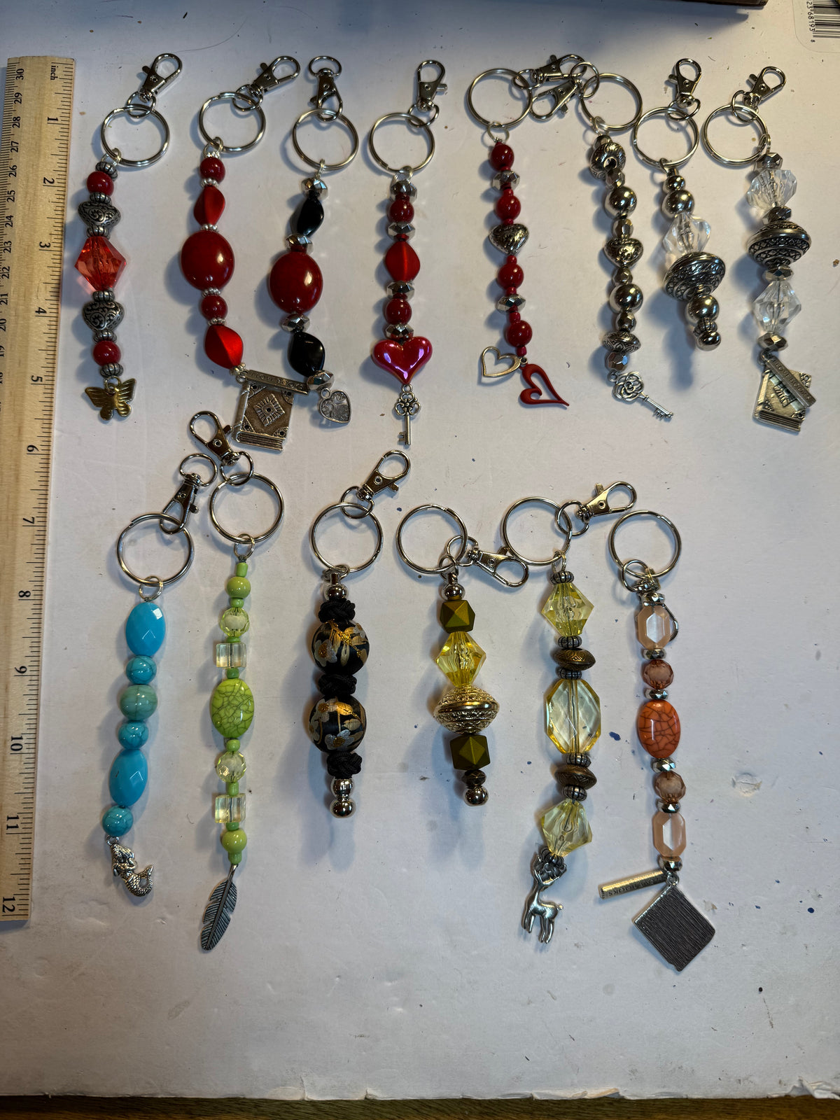 Beaded Keychains / Bag Charms