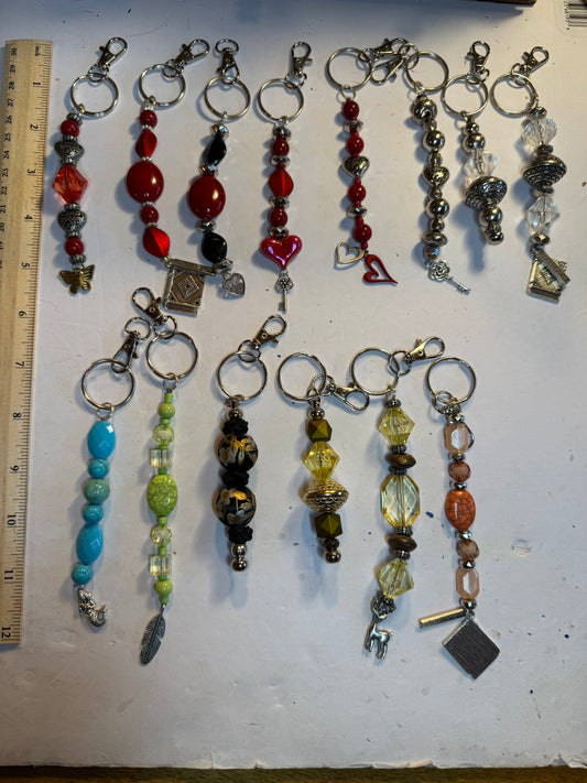 Beaded Keychains / Bag Charms