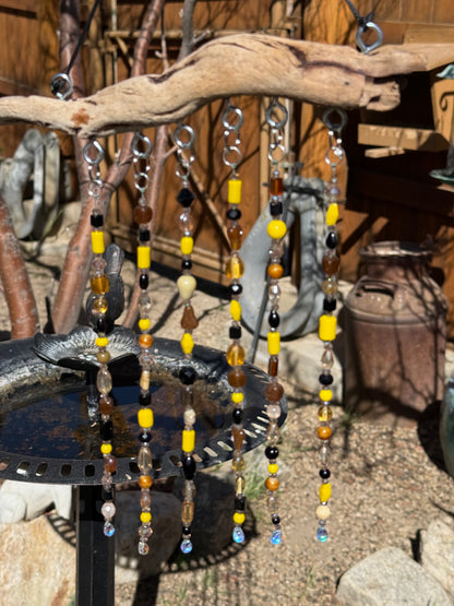 Yellow Driftwood Suncatcher