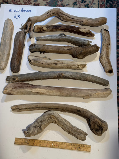 Hand-Collected California Driftwood Mixed Bundle