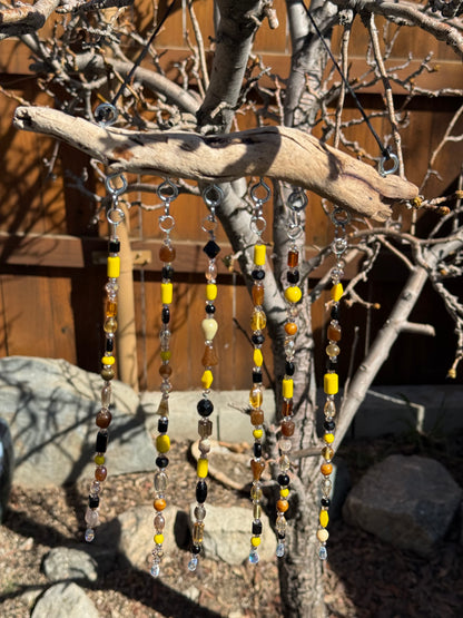 Yellow Driftwood Suncatcher