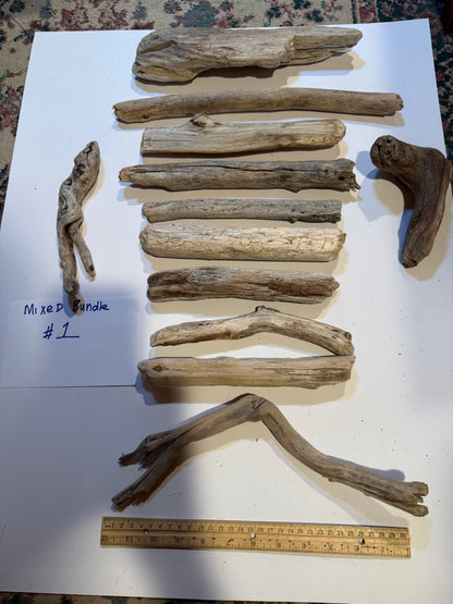 Hand-Collected California Driftwood Mixed Bundle
