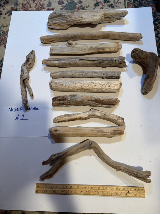 Hand-Collected California Driftwood Mixed Bundle