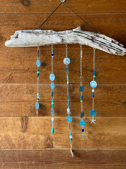 Ocean Lover Nautical Driftwood Suncatcher