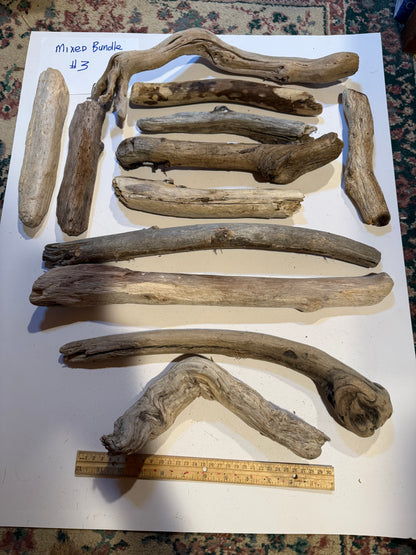 Hand-Collected California Driftwood Mixed Bundle