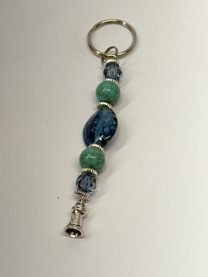 Handcrafted by the Author Beaded Keychains with charms – 8 Unique Styles