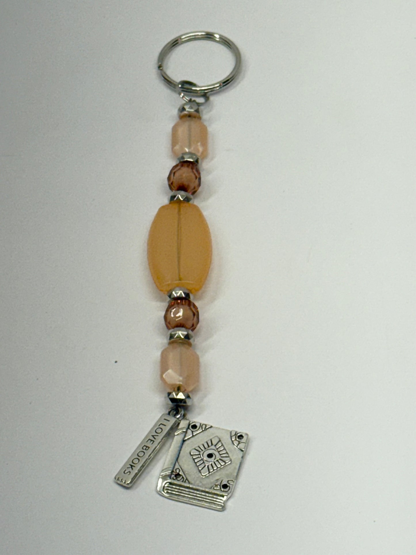 Handcrafted by the Author Beaded Keychains with charms – 8 Unique Styles