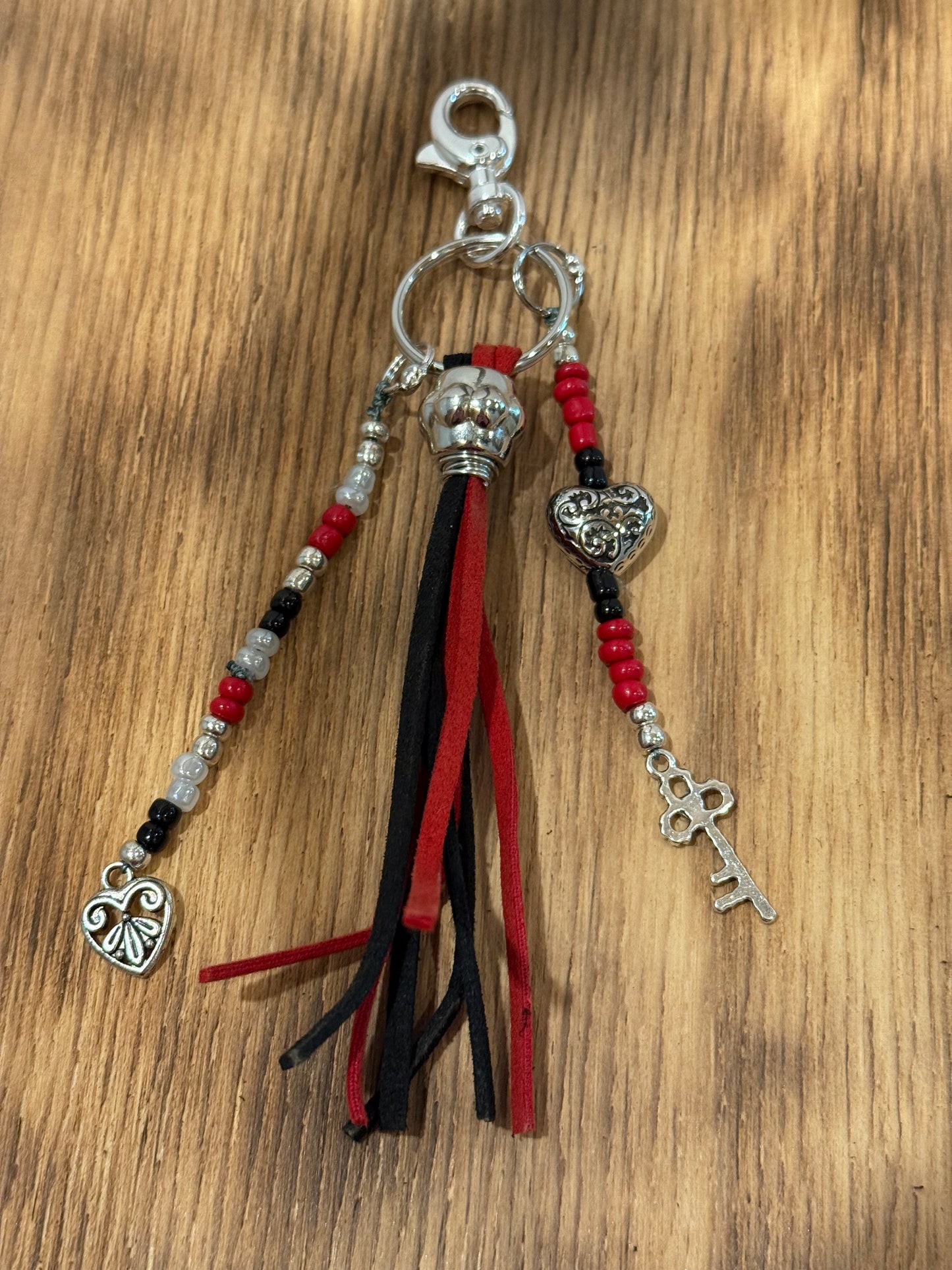 Handcrafted Suede Tassel Keychain