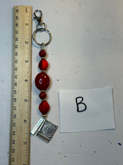 Beaded Keychains / Bag Charms
