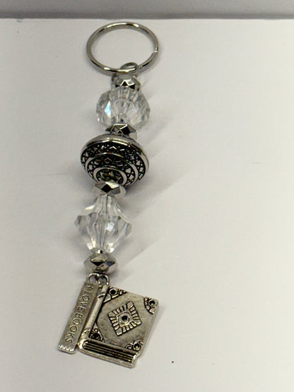 Handcrafted by the Author Beaded Keychains with charms – 8 Unique Styles