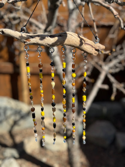 Yellow Driftwood Suncatcher
