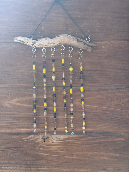Yellow Driftwood Suncatcher