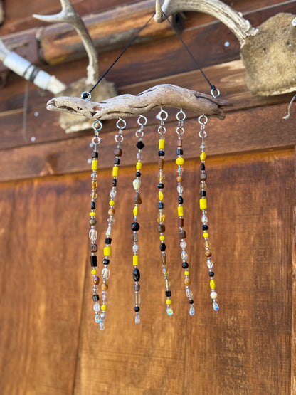 Yellow Driftwood Suncatcher