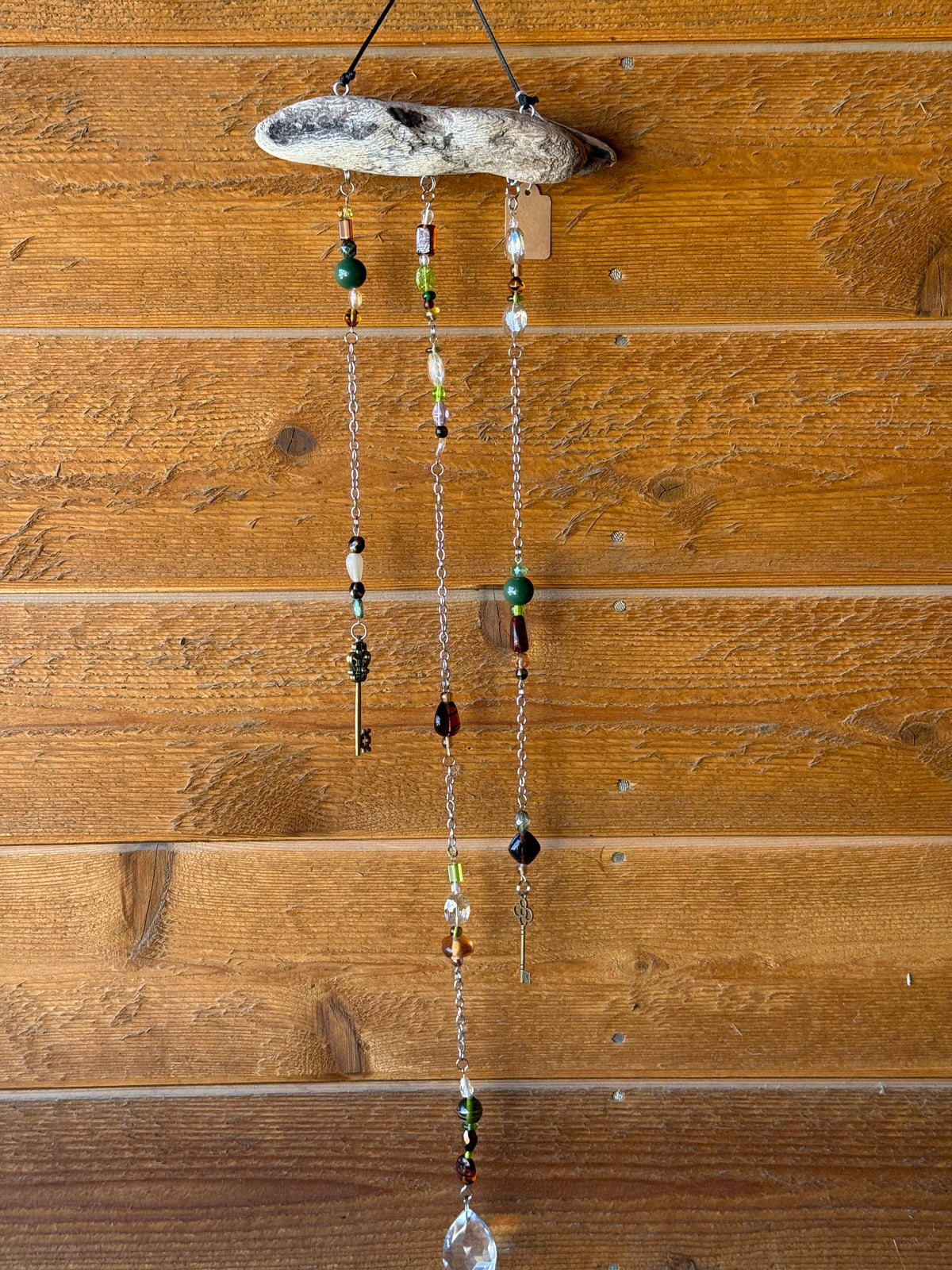 Earth Tone Driftwood Suncatcher