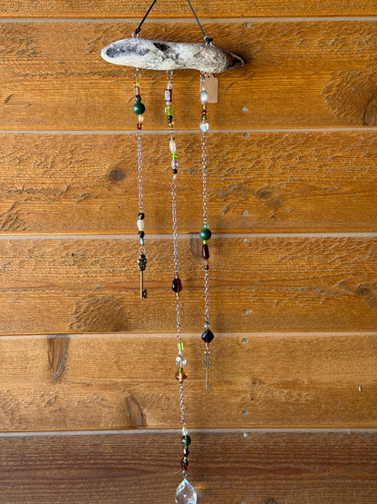 Earth Tone Driftwood Suncatcher
