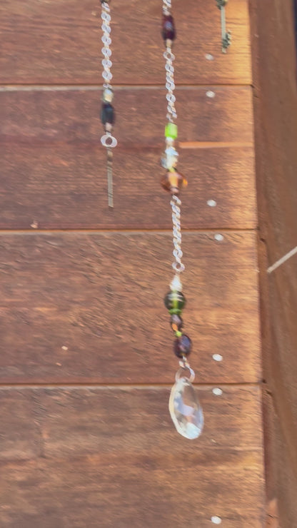Earth Tone Driftwood Suncatcher