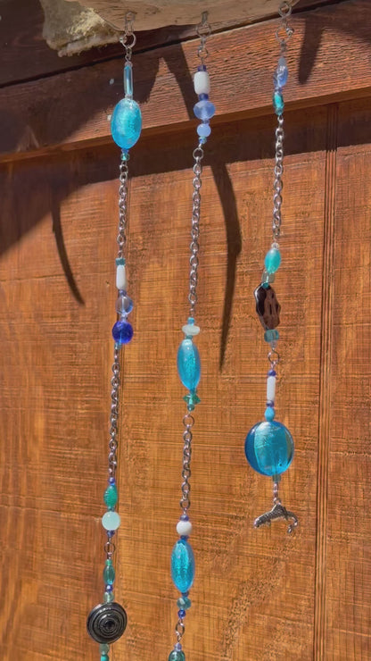 Coastal Driftwood Decor with Nautical Charms