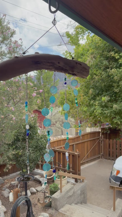 Ocean Lover Nautical Driftwood Suncatcher