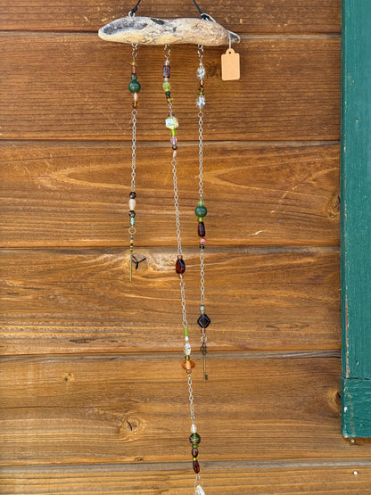Earth Tone Driftwood Suncatcher